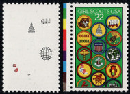 #2251a Girl Scouts, all litho colors omitted, VERY RARE, Datz $2450