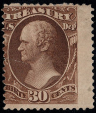 #O112 Fine OG Hr's, w/PF (09/17) CERT, very fresh color, a super rare stamp, priced to sell!