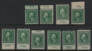 # 462 F/VF OG LH/H*, ONLY ONE STAMP PER PRICE, we have 12  available. See our other PLATE SINGLES, in bulk.   We can combine shipping, please ASK!  Order as many PLATE NUMBER SINGLES as you like an tell us by ROW and COLUMN NUMBER which ones you want
