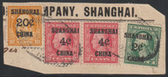 #K 1, K2 x2, K10, F-VF, rare usage on piece, Great!