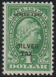 #RG 49 VF OG LH, Silver Tax overprint, Beautiful!