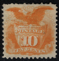 # 116 VF OG Hr, reperfed, bright color!