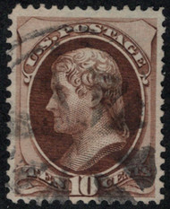 # 150 VF, very fancy cork cancel, great stamp!