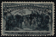 # 240 F-VF+, town cancels, vibrant color!
