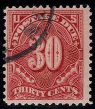 #J 43 VF, town cancel, great color!
