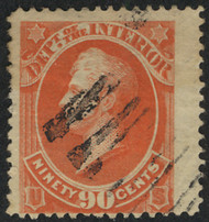#O 24 Fine++ JUMBO, fancy cork cancel, huge margin, rich color!
