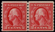 # 413 VF/XF OG NH, Pair, w/CROWE (08/22) CERT, awesome!