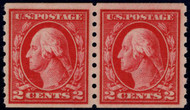 # 413 VF/XF OG NH, Pair, w/CROWE (08/22) CERT, beautiful color!