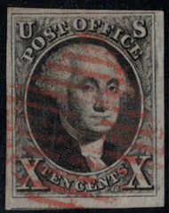 #   2 VF/XF, w/PF (03/04) CERT, three huge margins, nice red cancel, SUPER NICE!