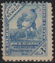 #RS 56d Fine, WM. E. Clarke, 191R watermark, great stamp, Awesome!