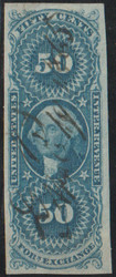 #R 56a SUPERB JUMBO, Foreign Exchange, nice cancel, Great stamp!