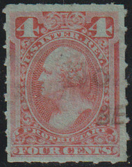 #RB15c VF/XF, rouletted, faint cancel, Great stamp!