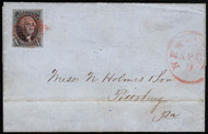 #   2 VF/XF, on cover, fresh cover, nice markings to Pittsburg, Pa, Fresh!
