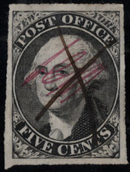 #     9x1 SUPERB, w/PF (11/96) CERT,  four large margins, fresh color, GEM!