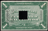 #REA191a VF, cut-out center, Rich color!