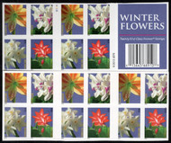 #4862 - 65a Xmas Flowers VF/XF OG NH, RARE IMPERF Sheet, beautiful! CHOICE!