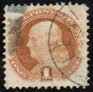 # 112 VF/XF, handstamp and cork cancels, nice color! SELECT!