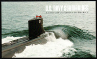 #3377a VF OG NH, U.S. Navy Submarines Complete Booklet, 2 panes, amazing! CHOICE!