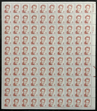 #2168 VF OG NH, 1c Margaret Mitchell Sheet, post office fresh! CHOICE!