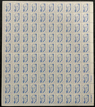 #2170 VF OG NH, 3c Paul Dudley White Sheet, nice! CHOICE!