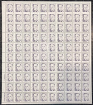 #2171 VF OG NH, 4c Father Flanagan Sheet, fresh! SUPER!