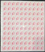 #2175 VF OG NH, 10c Red Cloud Sheet, rich color! SELECT!