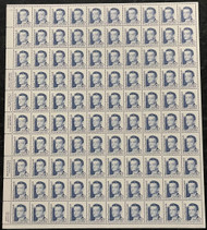 #2187 VF OG NH, 40c Claire Chennault Sheet, pretty color! SELECT!