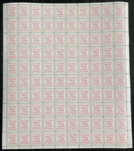 #2521 VF OG NH, 4c 'F' Make-Up Sheet, rich color! FRESH!