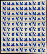 #2877 VF OG NH, "G" Rate Make-up Sheet, pretty colors! SELECT!