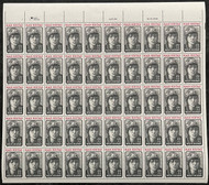 #2956 VF OG NH, 32c Bessie Coleman Sheet, rich color! SUPER!