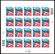 #3470 VF/XF NH, 34c Flag over Farm Sheet, vivid colors! FRESH!