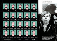 #3652 VF/XF NH, 37c Andy Warhol Sheet, rich color! FRESH! *STOCK PHOTO*