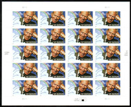 #3905 VF/XF NH, 37c Edgar Y. Harburg Sheet, awesome! CHOICE!
