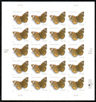 #4001 VF/XF NH, 24c Common Buckeye Butterfly Sheet, pretty! FRESH!