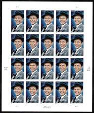 #4265 VF/XF NH, 42c Frank Sinatra Sheet, rich colors! CHOICE!