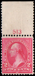 # 267a VF OG NH, pink variety, plate single, large top, pretty color!