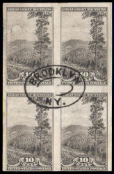 # 765 F-VF, Block of 4, deep cancel, awesome!