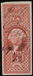#R 90a XF, w/CROWE (GRADED 90 (11/22) CERT, a fabulous stamp, large even margins, super color, CHOICE!