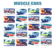 #4743 - 47 VF NH, Forever Muscle Cars Sheet, awesome!