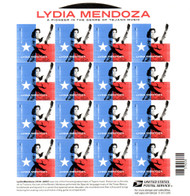 #4786 VF NH, Forever Lydia Mendoza Sheet, vivid colors!