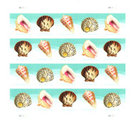 #5163 - 66 VF NH, Postcard Seashells Sheet,