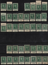 # 300 F/VF OG LH to Hr, ONLY 1 STAMP PER PRICE, plate number singles, some may have small faults,  Order as many as you like and tell us the plate numbers you would like.