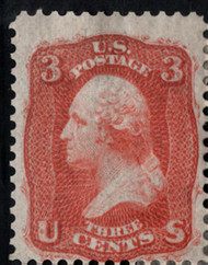 #  56 F/VF OG Hr, Top Left Single, w/CROWE (02/23) CERT, also known as 65-E15h,  deep orange red shade, a fabulous stamp with eye popping color, full OG, Very Nice!