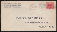 # 629 FIRST DAY COVER, VF with White Plains return address, Neat!