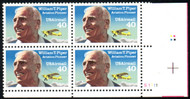 #C132 VF OG NH, plate block of 4, awesome!