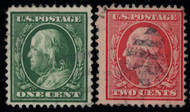 # 331 - 332 F/VF, nice stamps