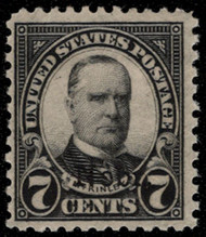 # 676 F/VF OG Hr, jet black color, nice