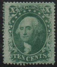 #  35 VF/XF OG H, w/PF (07/21) CERT, partial imprint, fresh color, nice stamp!