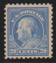 # 438 VF OG NH, eye popping color!