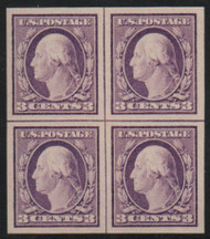 # 483 VF/XF OG NH, Center Line Block of 4, great color! SELECT!